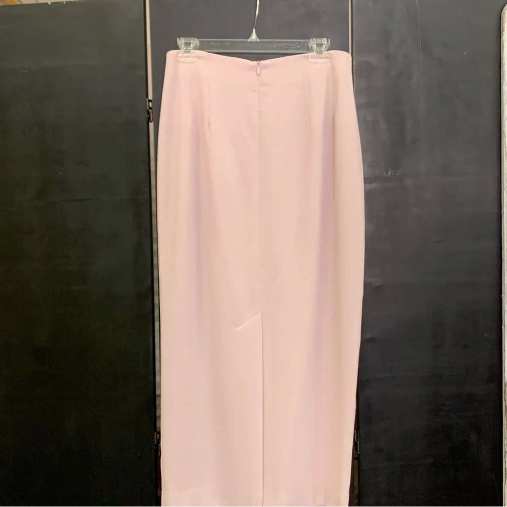 Dusty Pink Maxi Pencil Skirt for Cocktail